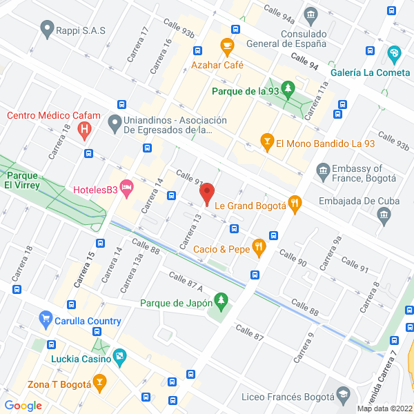 Mapa de Cicon Internacional Ltda.