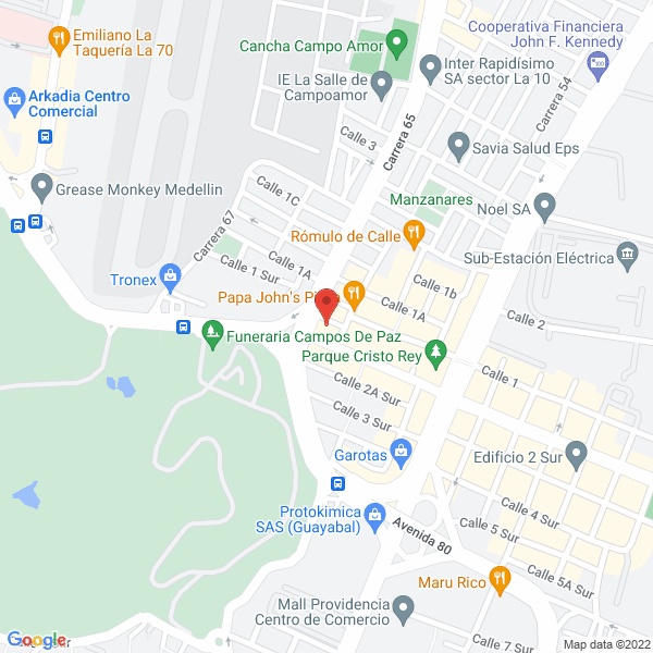 Mapa de Preescolar El Rodeo