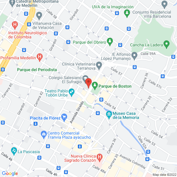 Mapa de Colegio Salesiano El Sufragio