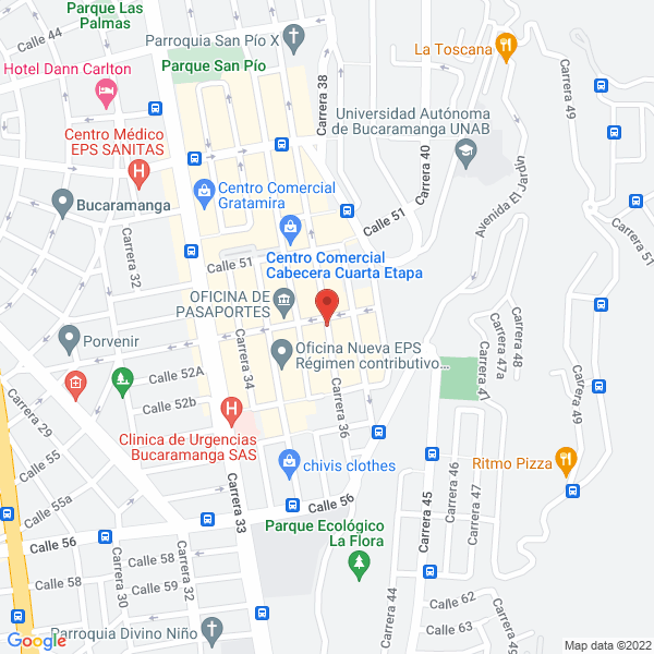 Map of Guarín Serrano Rocío