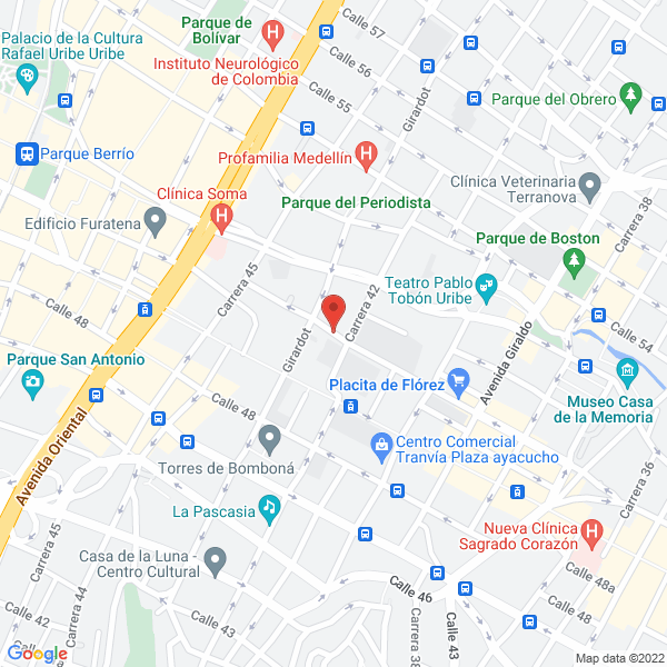 Mapa de Procrédito Fenalco