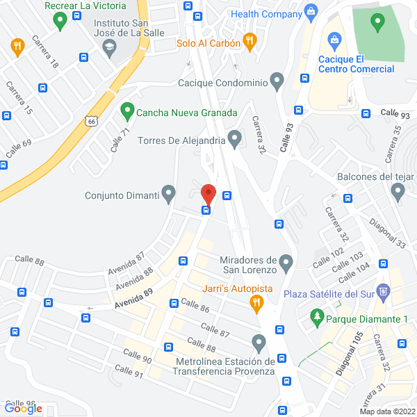 Map of 7 Siete Limitada