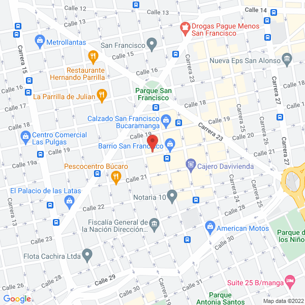 Map of 2K Creación Digital