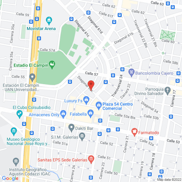 Mapa de A F I Aerofotografias E Ingenieria S.A.S.