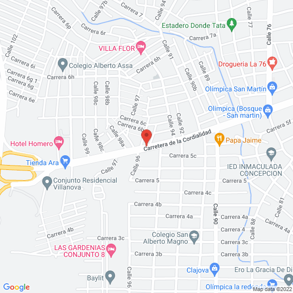 Map of A Lo Mero Macho