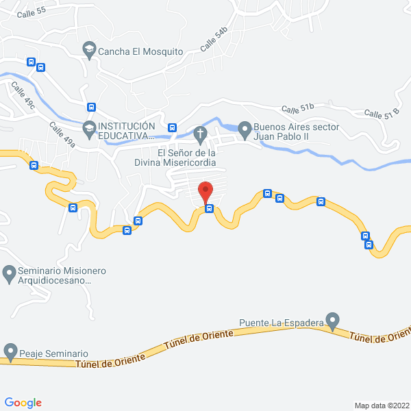 Mapa de A Su Servicio Central Lg