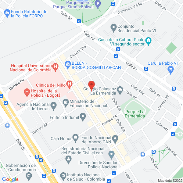 Mapa de A1 Entregas S.A.S