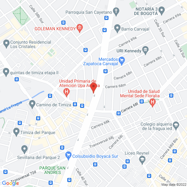 Mapa de 19/84 Eventos & Alquileres S.A.S.