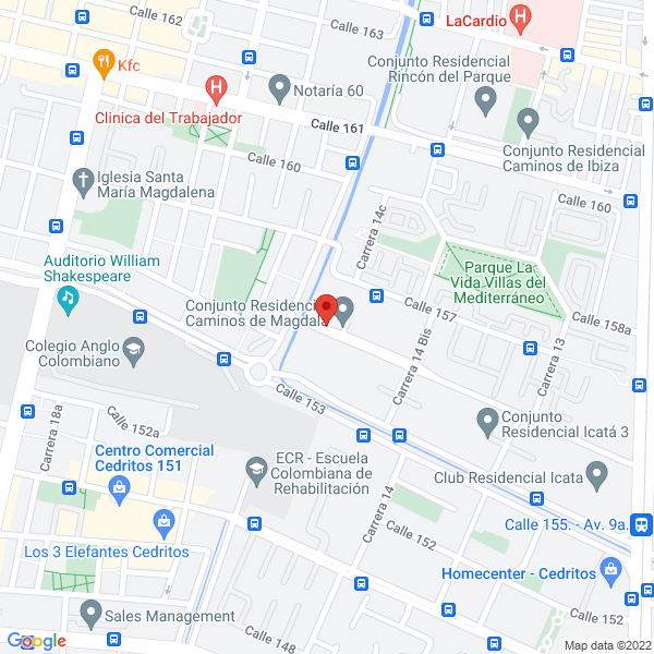 Mapa de Aagrf Inmobilaria. Punto Com