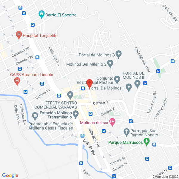 Mapa de 1987 Expo Impo S.A.S.