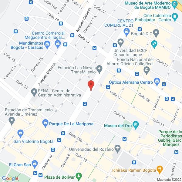 Mapa de 1A Impresos Gráficos
