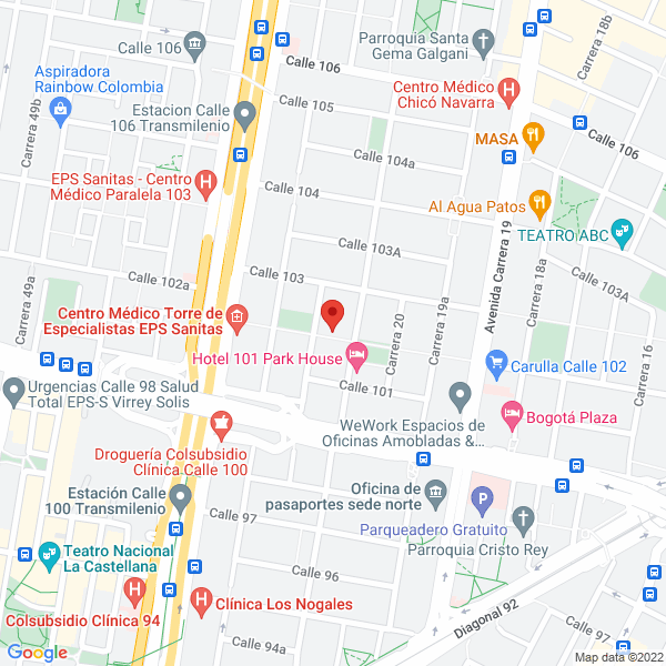 Mapa de A. Galindo & Cía. S. En C.