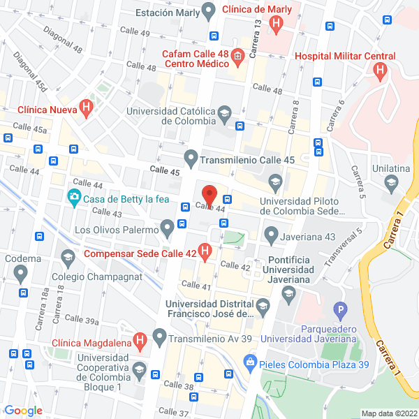 Mapa de A.G. Inmobiliaria S.A.S.