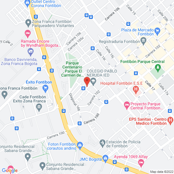 Mapa de A.P.B. Topografía Cía. Ltda.