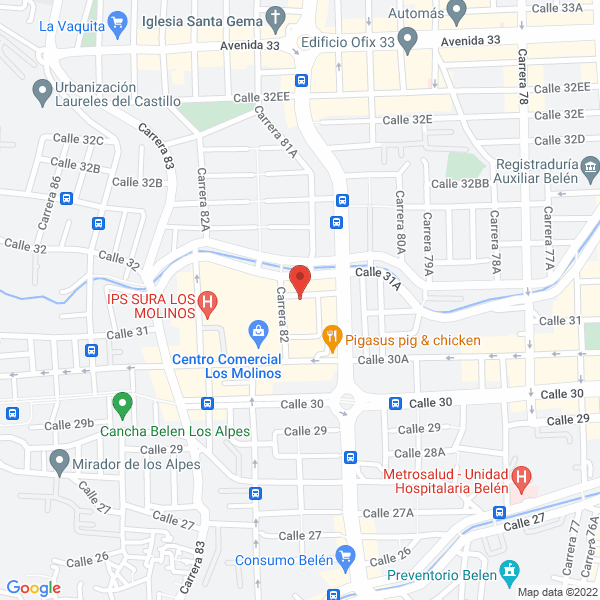 Mapa de Aaa Fabrica De Tapetes Publicitarios Triple A