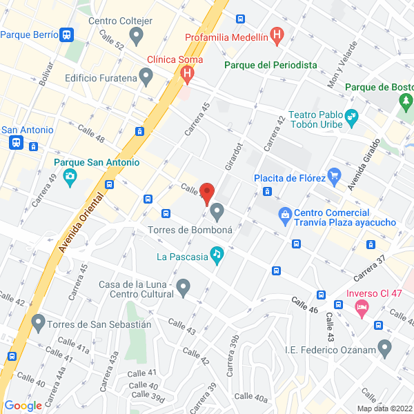 Mapa de + Loung