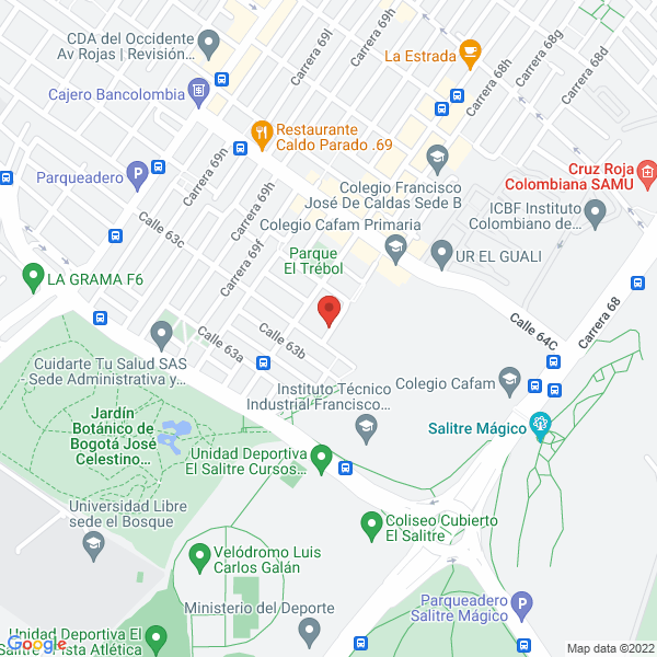 Mapa de International Fire Safety Consulting Andina