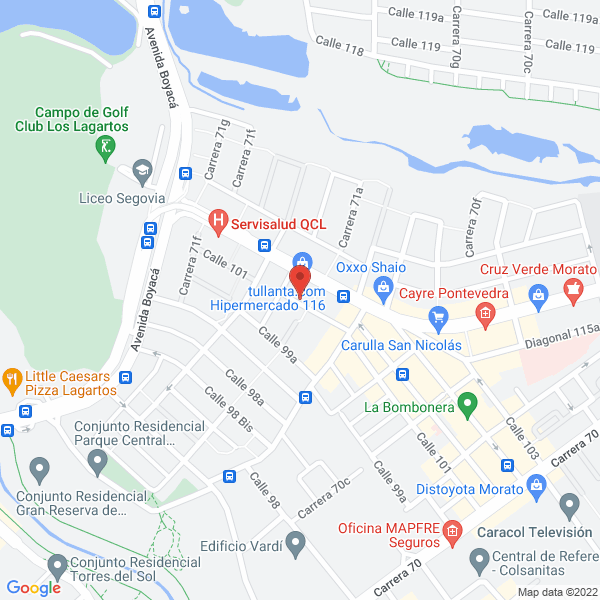 Mapa de 5P Virtual S.A.S.