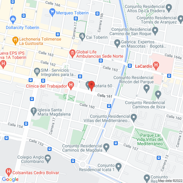 Mapa de A & B Ortodontic S.A.S.