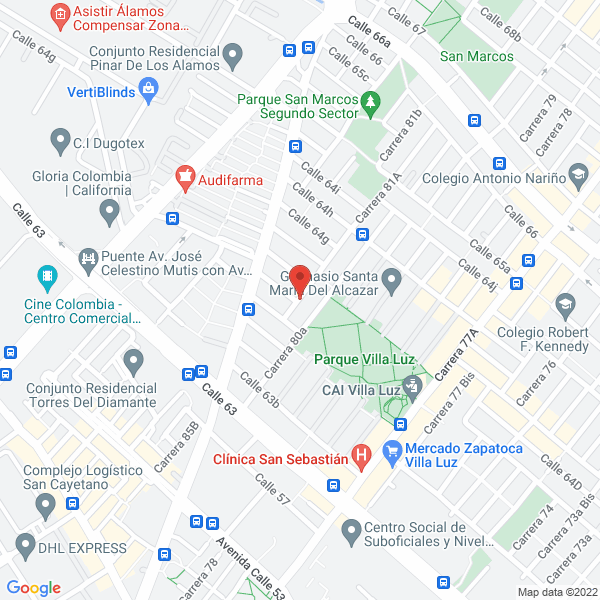 Mapa de A & G Logistic And Consultors S.A.S.