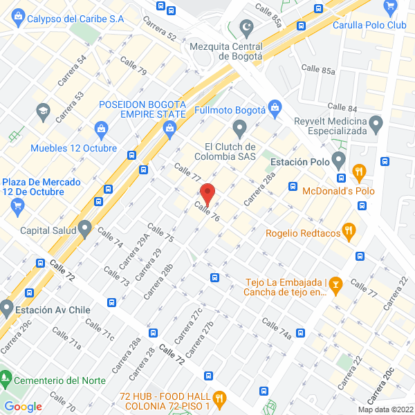 Mapa de A A G Construcciones S.A.S.