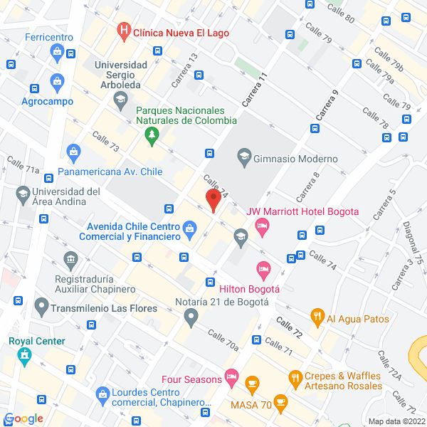 Mapa de A Dos Arquitectos Ltda.