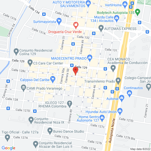 Mapa de A3Bodegas