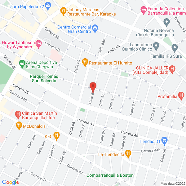 Map of Aadore Musical Ltda.