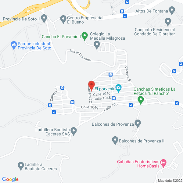Map of Abailar Cumbias Miniteca Show Saul Naranjo
