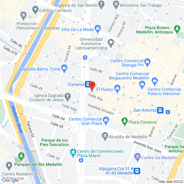 Mapa de 1J Inmobiliaria