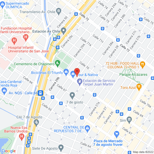 Mapa de Acabados Integrados Ltda.