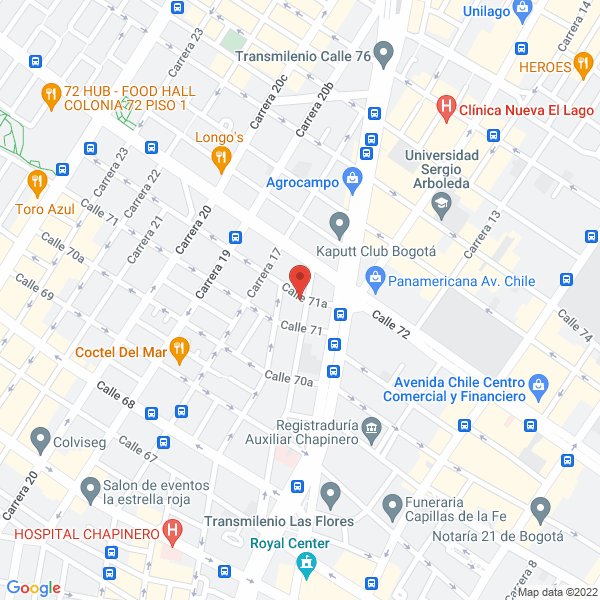 Mapa de Academia Agencia De Modelaje Stars Channel