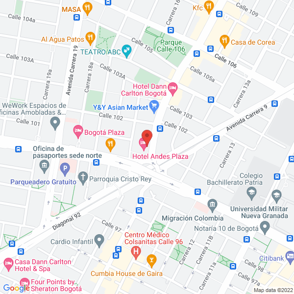 Mapa de Abesda S.A.S.