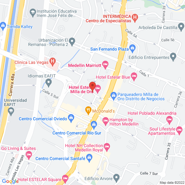 Mapa de Abogada Adriana Maria Madrid S