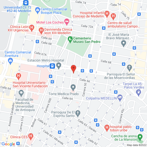 Mapa de Abogado Andrés Cardona Quintero