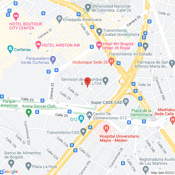 Mapa de Abraxas De Colombia Ltda.