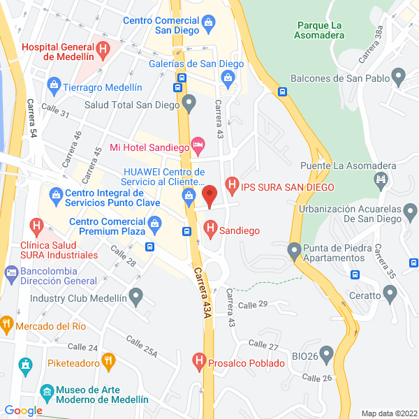 Mapa de Abril & Asociados Abogados E Ingenieros Consultoría Para La Construcción