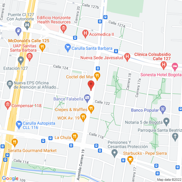 Mapa de Abc Del Vitral S.A.S