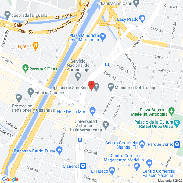 Mapa de Abastecedora Tlc