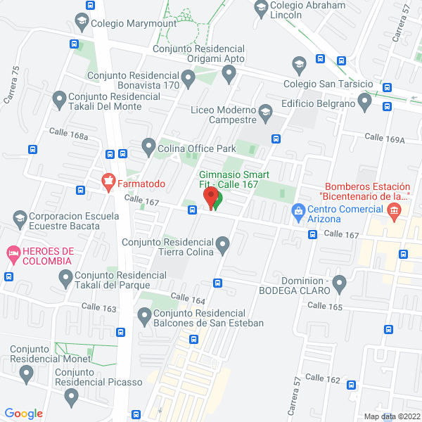 Mapa de Abc Dance School