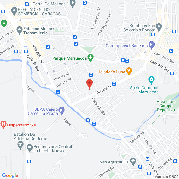 Mapa de Academia Aad