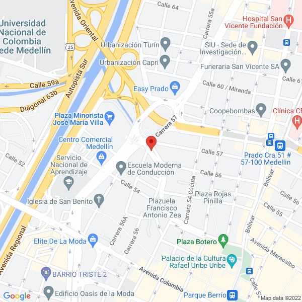 Mapa de Academia Autolider