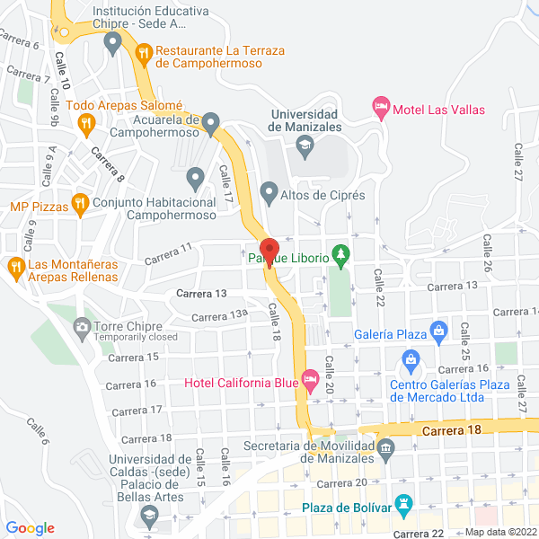 Map of Academia Automovilística Categoría Superior
