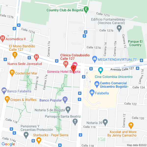 Mapa de Academia Coreana De Taekwondo