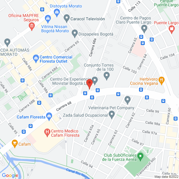 Mapa de Academia De Automovilismo La Floresta