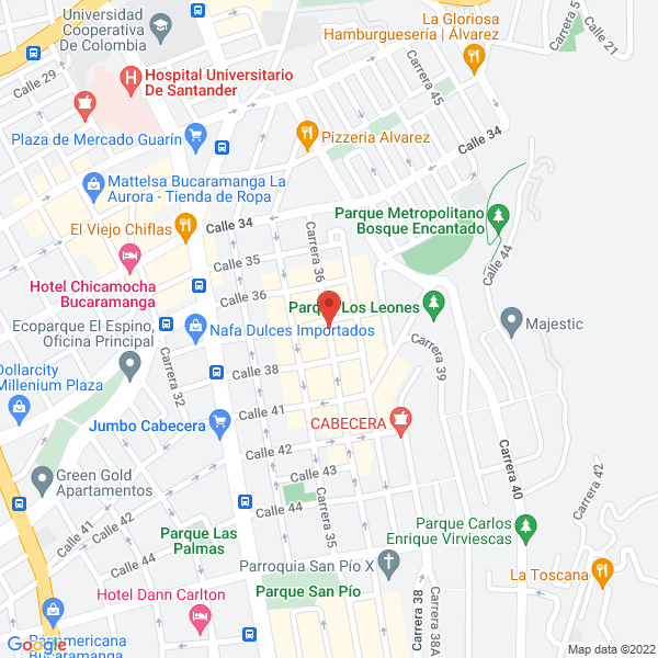 Map of Abastecer Sillas De Rueda Bucaramanga