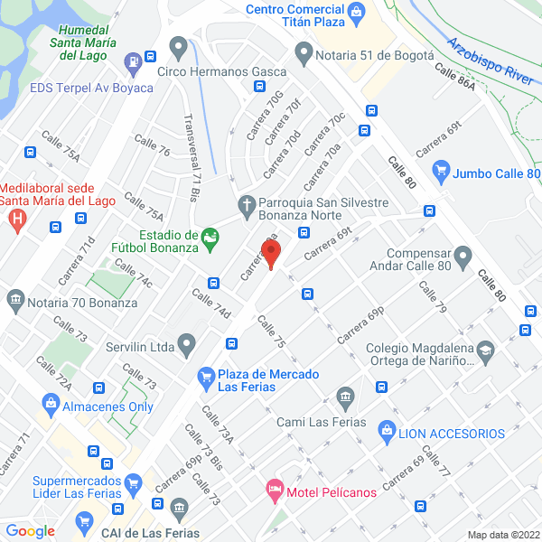 Mapa de Abc Carteleras Y Tableros