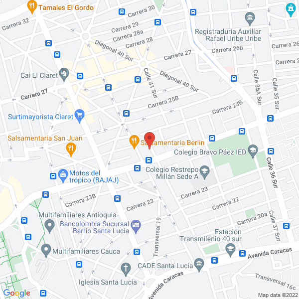 Mapa de Abuelitos Queridos Hogar Geriátrico