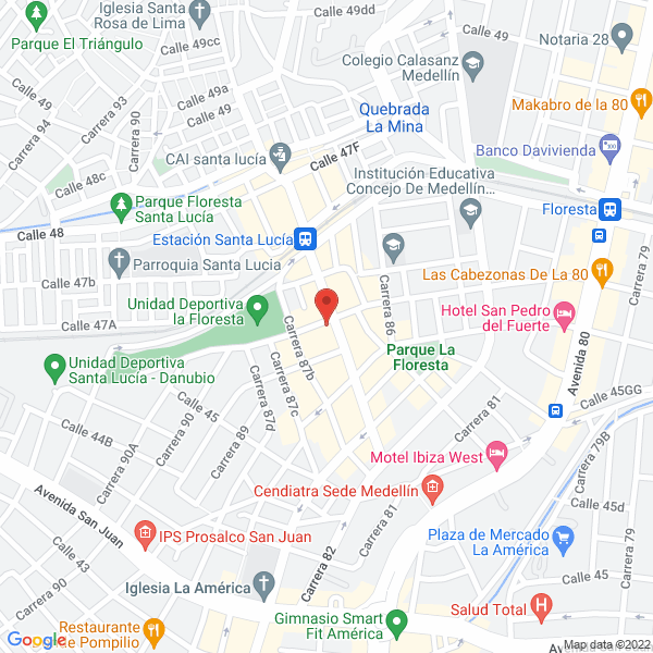 Mapa de Accesorios Antioquia