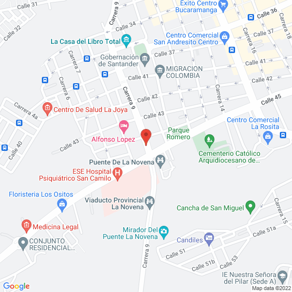 Map of Centro Vidrios América S.A.S.